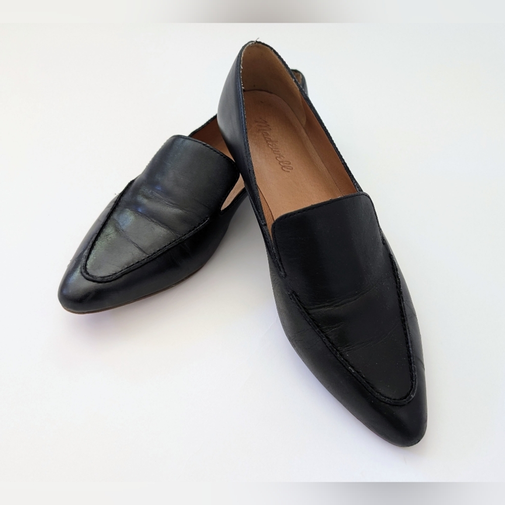 Madewell Frances Skimmer Slip-On Loafer In Black